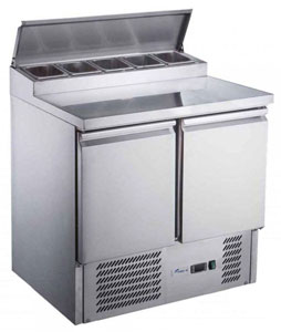 FED-X XGNS900D 2 Door Salad Preparation Fridge