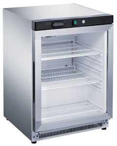 FED-X XR200SG Single Glass Door 130L Unberbench Bar Fridge