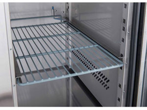 FED-X XSS8C15S2V Stainless Steel 2 Door Sandwich Counter Fridge