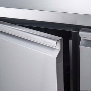 FED-X XTHP2100SALGC Curve Glass Top Salad Preparation Fridge