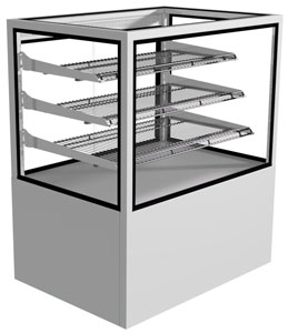 Festive Regent RA15 Square Glass 1530mm Ambient Display Cabinet