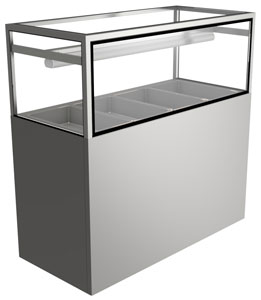 Festive York YA11 Floorstanding 1070mm Bain Marie Display Cabinet