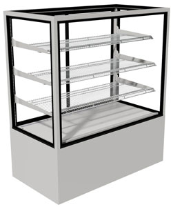 Festive York YC15/4 Floor Standing 4 Shelves 1530mm Chilled Display Cabinet