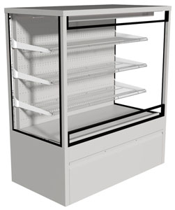 Festive York YCO12 Floor Standing Open Front 600mm Chilled Display Cabinet