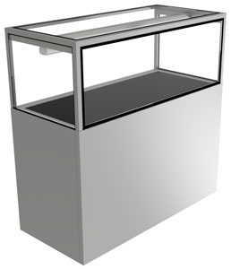 Festive Cornwall CA12 Curve Glass 1200mm Ambient Display Cabinet