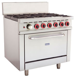 Gasmax GBS6TLPG 6 Burner Cooktop With Oven