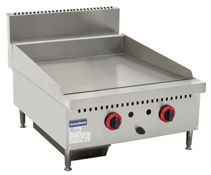 Gasmax GG-24 Two Burner Gas Griddle Top