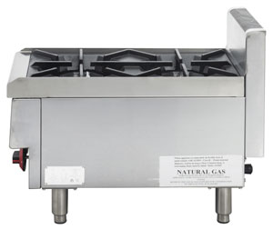 Gasmax JUS-TR-2B Benchtop 2 Burner Cooktop w/ Splashback