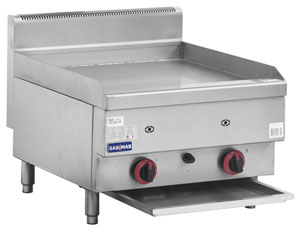 Gasmax JUS-TRG60E Benchtop 2 Burner Gas Griddle