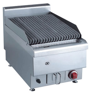 Gasmax JUS-TRH40E Single Burner Gas Lava Rock Grill