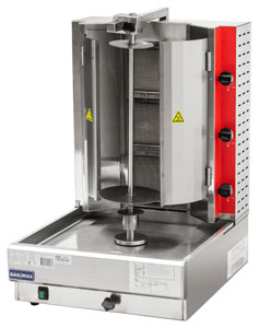 Gasmax KB-3 Semi-automatic 3 Burner Gas Kebab Machine