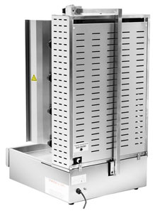 Gasmax KB-4 Semi-automatic 4 Burner Gas Kebab Machine