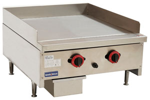Gasmax RGT-24E 2 Burner Commercial Gas Griddle