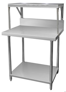 Gasmax SMB-7-0900 Heavy Duty Salamander Bench with Shelf Braces