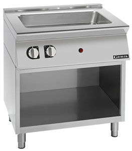 Giorik BM940ET 900 Series 800mm 2/1GN + 1/3 Open Base Electric Bain Marie