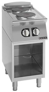 Giorik CE72TGT 700 Series 2 Zone Round Open Base Electric Boiling Top