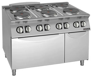 Giorik CE76TET 700 Series 6 Zone Electric Range on Electric Oven