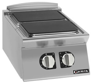 Giorik CE92QTT 900 Series 2 Zone Square Electric Boiling Top