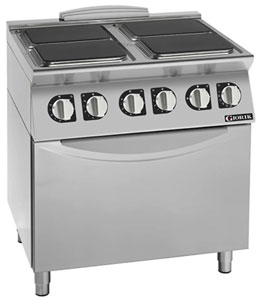 Giorik CE94QET 900 Series 4 Zone Electric Range on Electric Oven