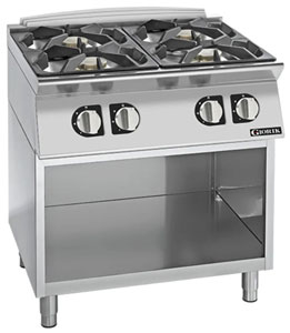 Giorik CG740GT 700 Series 4 Burner Open Base Gas Boiling Top