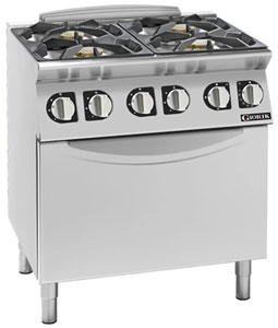 Giorik CG940ET 900 Series 4 Burner Gas Range on Electric Oven