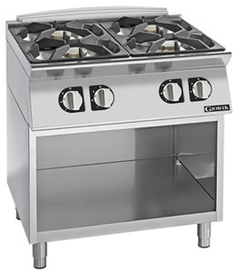 Giorik CG940GT 900 Series 4 Burner Open Base Gas Boiling Top