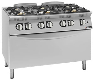 Giorik CG960HT 900 Series 6 Burner Gas Range on MAXI Gas Oven