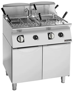 Giorik CPE946T 900 Series 800mm wide 40L + 40L Freestanding Electric Pasta Cooker