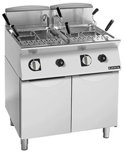 Giorik CPG746T 700 Series 800mm wide 26L + 26L Freestanding Gas Pasta Cooker