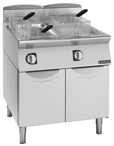 Giorik FG7817PT 700 Series 800mm Gas Double Pan 17L + 17L Fryer