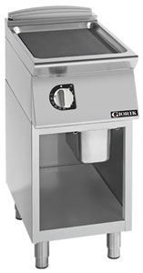 Giorik FLE72GFT 700 Series 400mm wide Open Base Smooth Mild Steel Electric Frytop