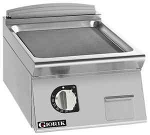 Giorik FLE72TFT 700 Series 400mm wide Smooth Mild Steel Electric Frytop