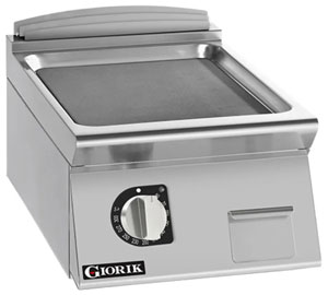 Giorik FLE92TFT 900 Series 400mm wide Smooth Mild Steel Electric Frytop