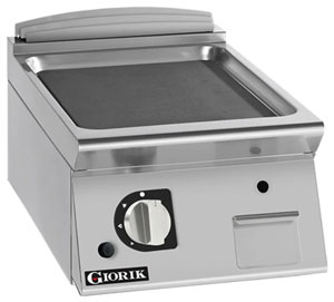 Giorik FLG72TFT 700 Series 400mm wide Smooth Mild Steel Gas Frytop