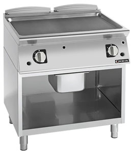 Giorik FLG741GFT 700 Series 800mm wide Open Base Smooth Mild Steel Gas Frytop