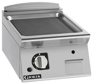Giorik FLG92TFT 900 Series 400mm wide Smooth Mild Steel Gas Frytop