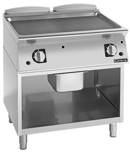 Giorik FLG941GFT 900 Series 800mm wide Open Base Smooth Mild Steel Gas Frytop
