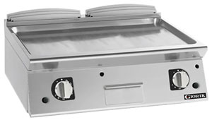 Giorik FLG941TCRXT 900 Series 800mm wide Smooth Satin Chrome Gas Frytop