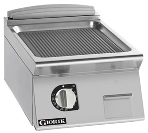 Giorik FRE92TFT 900 Series 400mm wide Ribbed Mild Steel Electric Frytop