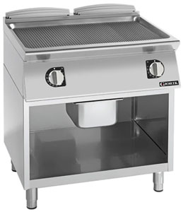 Giorik FRE941GFT 900 Series 400mm wide Open Base Smooth Mild Steel Electric Frytop