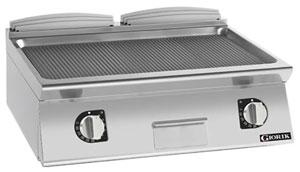 Giorik FRE941TFT 900 Series 800mm wide Ribbed Mild Steel Electric Frytop