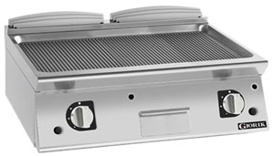 Giorik FRG741TFT 700 Series 800mm wide Ribbed Mild Steel Gas Frytop
