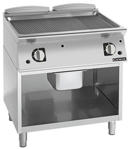 Giorik FRG941GFT 900 Series 800mm wide Open Base Ribbed Mild Steel Gas Frytop