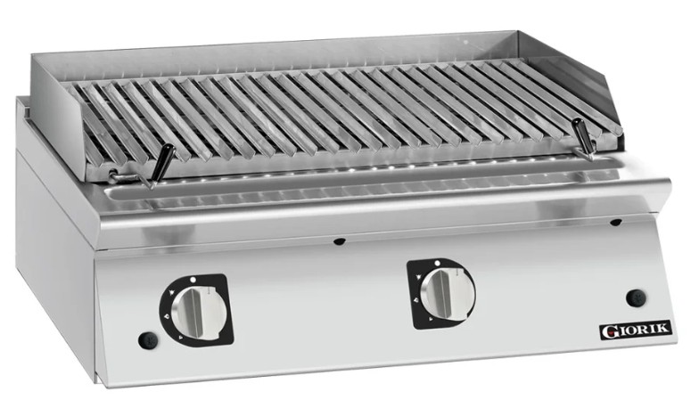 Giorik GL740TGCT 700 Series 800mm wide Countertop Gas Lava Char Grill