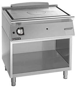 Giorik TG940GT 900 Series 800mm wide Gas Solid Top on Open Base