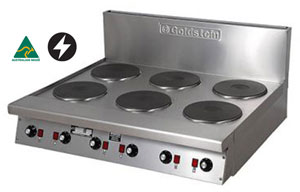 Goldstein PEB6S 6 Solid Plates Electric Cook & Boiling Tops