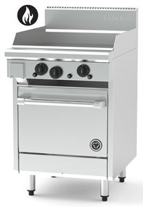 Goldstein PF24G20-X 610mm Griddle Top, Gas Static Oven