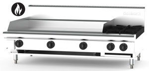 Goldstein PFB36G2-X 2 Burner + 914mm Griddle Gas Cooktop