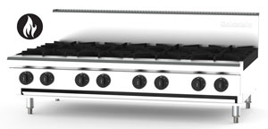 Goldstein PFB48-X 8 Burner Gas Cooktop