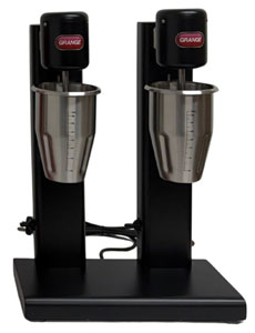 Grange GRMS2B Black Twin Commercial Milkshake Mixer